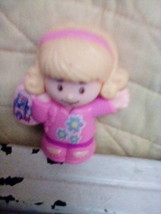 Fisher Price Little People Blonde in Pink Girl Doll EUC - $14.03