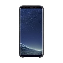 Samsung Alcantara Cover for Galaxy S8 Plus - Silver/Grey  - $32.00