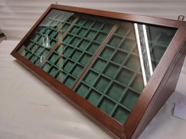 Wooden collecting window fair display, numismatic conference -
show orig... - $289.30