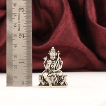 BIS HALLMARKED 925 Silver Antique 3D Laltha Devi Idol - pure silver gift... - £57.28 GBP+