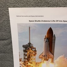 NASA Engineer Owned 8x11 Photograph Fact Card Space Shuttle Endeavour Li... - £15.78 GBP