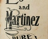 Antique Longman &amp; Martinez Advertising Notebook Pure Paints J. P. Wetmor... - £6.38 GBP