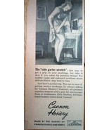 Cannon Hosiery The Side Garter Stretch Magazine Advertising Print Ad Art... - €3,44 EUR