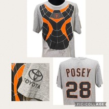 San Francisco Giants Buster Posey Catcher T-Shirt Toyota Promo Youth Medium - £11.79 GBP