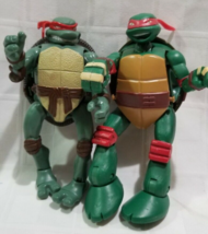 Lot Of Two Tmnt Action Figures Turtle Mutation Transformers Raphael 2007 2014 B7 - £15.99 GBP