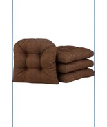  Kitchen Chair Cushions Set of 4, Non-Slip 4 Count (Pack of 1) Brown - $67.31