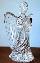 Waterford Crystal Praying Guardian Angel Figurine 6&quot;H Slovenia New - £101.43 GBP