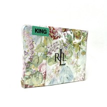 NEW Ralph Lauren SHELTER ISLAND Floral King Bedskirt New First Quality Rare - £118.82 GBP