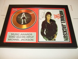 michael jackson  signed  presentation disc  - £13.54 GBP