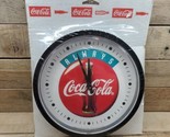 BRAND NEW Vintage 1995 ALWAYS Coca Cola WALL CLOCK SEALED - £23.44 GBP