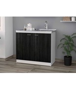 FM FURNITURE Oklahoma Utility Sink with Double Door Cabinet, 2 Inner She... - $493.77 CAD+
