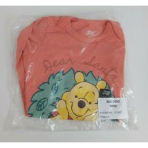 New Disney Baby Light Red Winnie The Pooh Dear Santa Body Suit Size 9 Month - £7.62 GBP