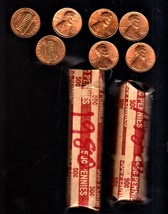 Lincoln Pennies Coin 1980  2 - ROLL OF 50 Lincoln pennies COPPER - £7.78 GBP