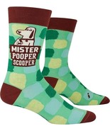 Blue Q Men’s Funny Novelty Crew Socks Mister Pooper Scooper (shoe size 7... - $14.84