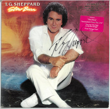T.G. Sheppard signed 1981 Slow Burn Album Cover/LP/Vinyl Record- JSA #GG08409 - £43.54 GBP