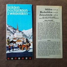 Solden Hochsolden Zwieselstein Vintage Booklet Brochure 1960s Sunbathing... - £13.91 GBP