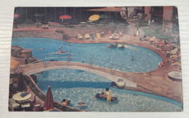 Galveston TX-Texas, New Jack Tar Hotel Pool, Antique, Vintage c1957 Postcard - £6.26 GBP