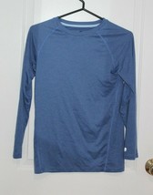 Champion Blue Long Sleeve Shirt Size Boys Large 12-14 - £14.23 GBP