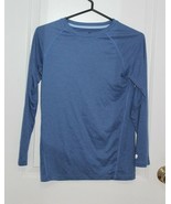 Champion Blue Long Sleeve Shirt Size Boys Large 12-14 - £14.06 GBP