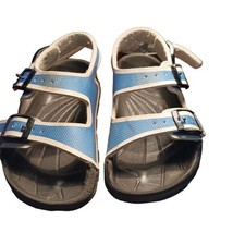 Birkis Sandals Blue Size 9.5 Kids Blemish Unisex - £10.48 GBP