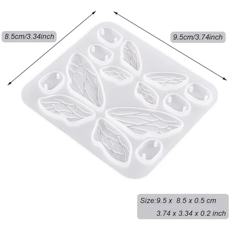 Wings Resin Mold Wing Shape Earrings Silicone Butterflies Epoxy Casting ... - €2,37 EUR