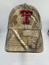 Texas Tech TTU Red Raiders &#39;47 Brand Adjustable Hat Realtree Camo Camofl... - £15.32 GBP