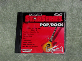 Hits Of Jewel Vol. 1 Sound Choice Star Series POP/ROCK Karaoke Cd+G (case-22) - £11.87 GBP