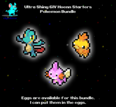 ✨ Shiny 6IV ✨ Hoenn Starters Pokemon with Hidden Abilities + Master Balls Bundle - £4.68 GBP