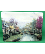 Lamplight Brooke 1997 T. Kinkade 8.25&quot; X 6.25&quot; Bradford Exchange Ceramic... - $9.90