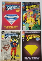 D) Lot of 4 DC Superman Comic Books - £7.77 GBP