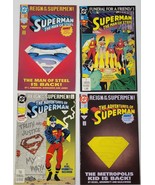 D) Lot of 4 DC Superman Comic Books - £7.77 GBP
