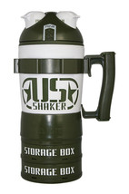 Ultimate System US Shaker Protein Shake Mixer Bottle Built In Storage Workout - £15.31 GBP