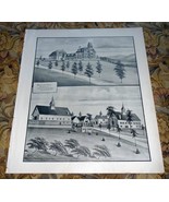 Wm. H. Moody, Highland View Residence - Claremont, NH Antique Art Print - $33.61 CAD