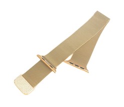 Bling Zirconia Gold Magnetic Mesh Band Wristband Strap Apple Watch ALL SIZE - £83.73 GBP