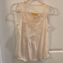 PRINCESS VERA WANG Coquette Cottagecore Sleeveless Blouse Size XS - $17.82