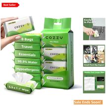 Gentle &amp; Hypoallergenic Mini Travel Wipes - Alcohol-Free, Paraben-Free, ... - $21.73