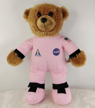 Nasa Pink Bear Kennedy Space Center Spaceman Plush Toy Aurora World - £12.64 GBP