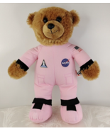 Nasa Pink Bear Kennedy Space Center Spaceman Plush Toy Aurora World - £12.56 GBP