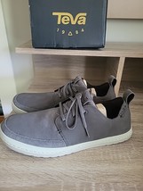 Men’s Shoe Teva M Canyon Life Leather Shoes Loafer Causal Gray Size 11 - $79.19