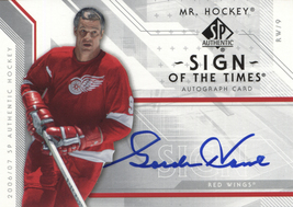 2006-07 Upper Deck Sp Authentic #ST-GH Gordie Howe Sign Of The Times - £232.05 GBP