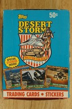 Vintage Topps Military Trading Cards Desert Storm Complete 36 Pack Full Box Lot - £27.16 GBP
