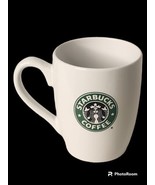  Starbucks 2008  Coffee Cup Mug White Classic Green Mermaid Logo 10.2 oz - £5.42 GBP
