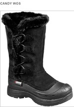 New Women&#39;s Baffin Candy pull on black suede leather boot 10 - $150.00