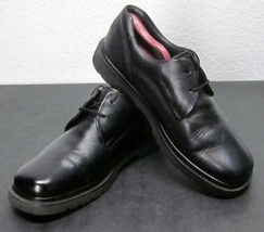 Rockport Humboldt MJ308 Men&#39;s (8.5M) Black Leather Oxford Dress Casual Shoes Euc - £25.73 GBP
