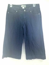 Tex By Max Azria Womens Casual Short Denim Capri Pants Jeans Flare Size 30 NWOT - £11.97 GBP