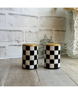 Buffalo Check Salt and Pepper Shaker Buffalo Check Decor Checkered Kitch... - €38,62 EUR