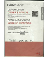 Printed Owners Manual 30 pages Goldstar Dehumidifier DH404E GD40E &amp; DH504EL - €19,95 EUR