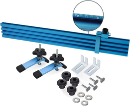 24" Drill Press Fence Set w/ T-Slot &amp; Adjustable Clamps - $101.55