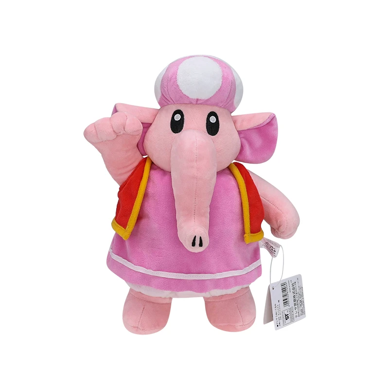 Super Mario Bros Wonder Elephant Toadette Toad sister 11.6inin Plush Toy Switch - $18.00