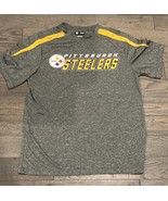 Pittsburgh Steelers NFL TEAM Apparel Gray Activewear T-Shirt -Men&#39;s Size... - £10.53 GBP